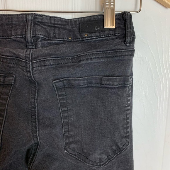 🔥Garage Distressed  Short MidRise Skinny Jeans 01 - Picture 6 of 10